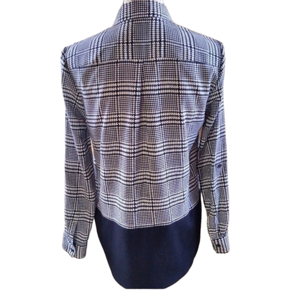 Talbots Houndstooth Blouse - Picture 2 of 5